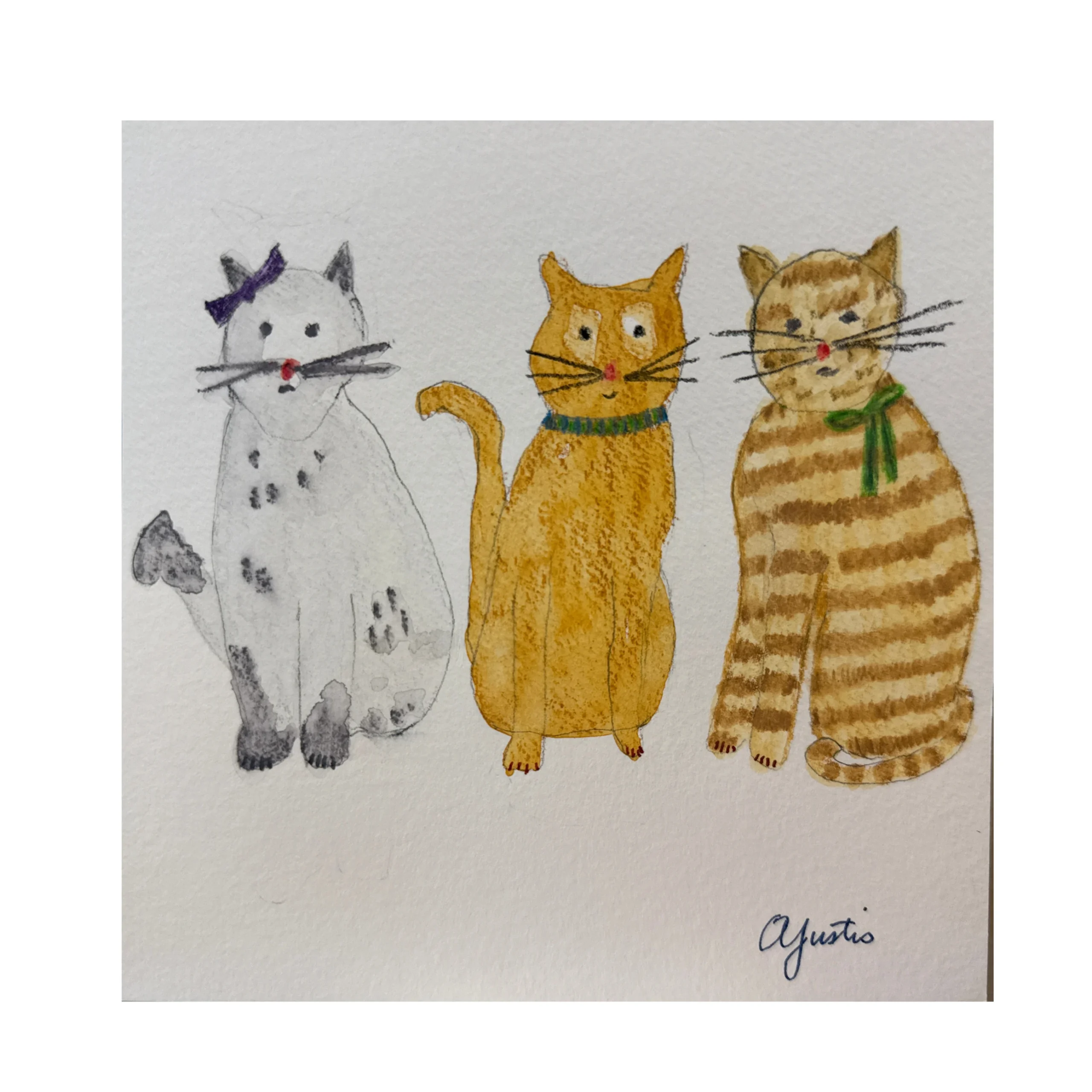 Three Cats  by Amy Justis