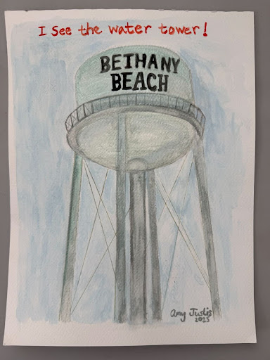 Bethany Beach Water Tower by Amy Justis